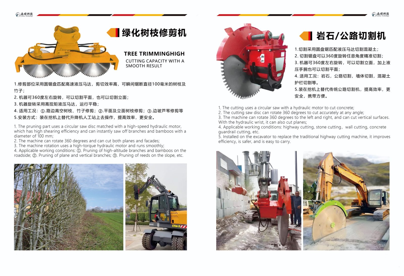 Tree Trimmer & Rock/Road Cutter